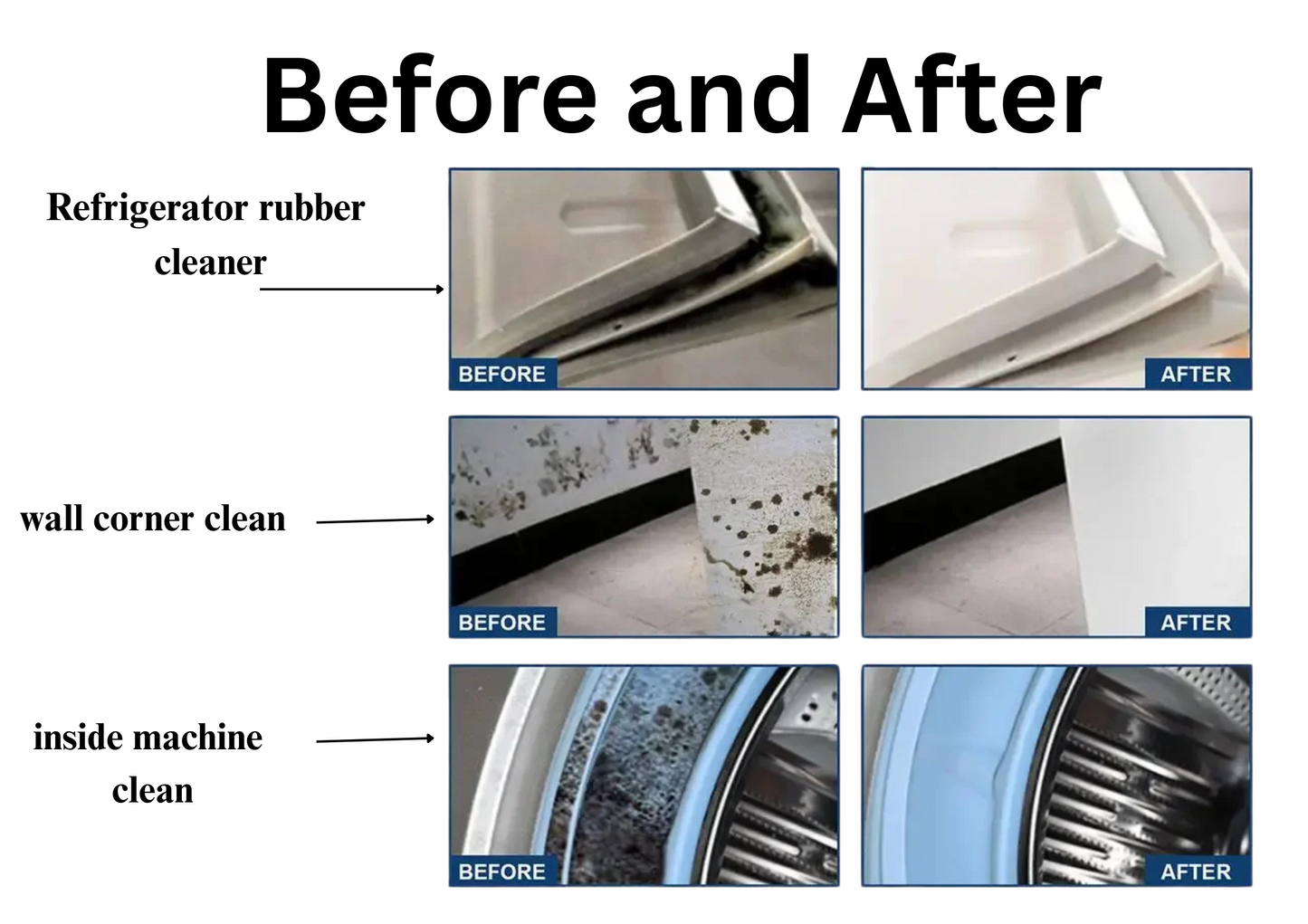 Wall Mildew Remover Mildew Stain Remover Spray Active Mildew Mould Removal Foam Spray Long-lasting Effect Wall Mold Remover